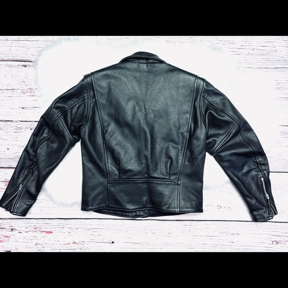 🚫SOLD |•HARLEY-DAVIDSON•| Awesome HD Black Leather Jacket - Picture 5 of 15